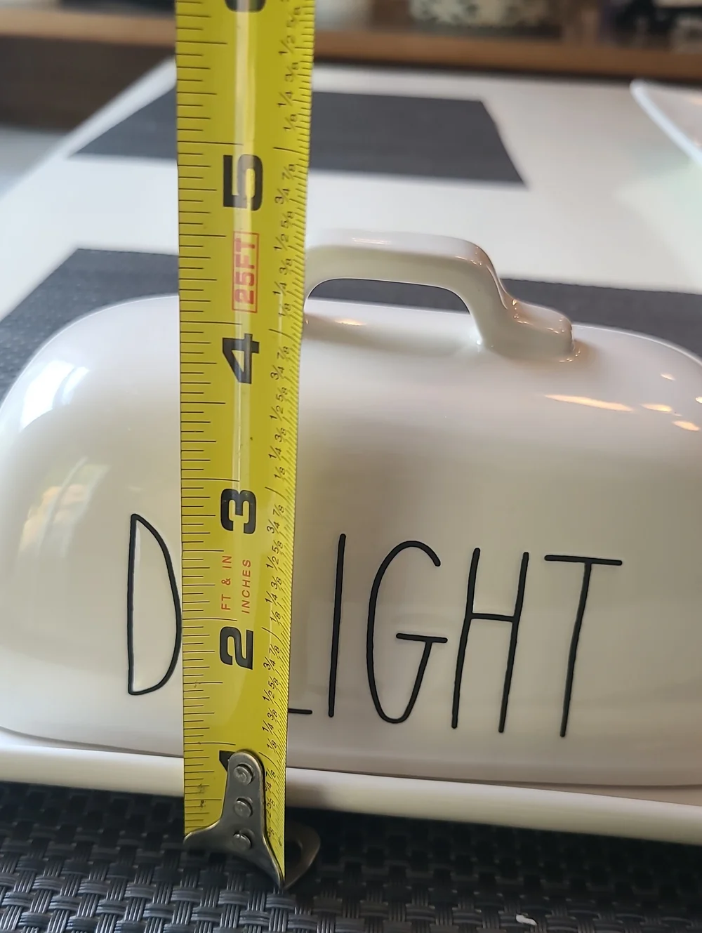 Delight White Ceramic Butter Dish - Classic Home Dining